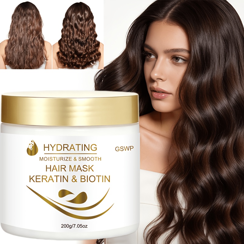 Hair Care Keratin - GSWP Keratin Nemlendirici Saç Maskesi, Saçları