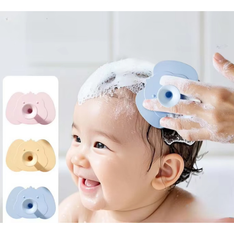 Hair Care Baby - Bebek Silikon Şampuan Fırçası Saç Tarağı