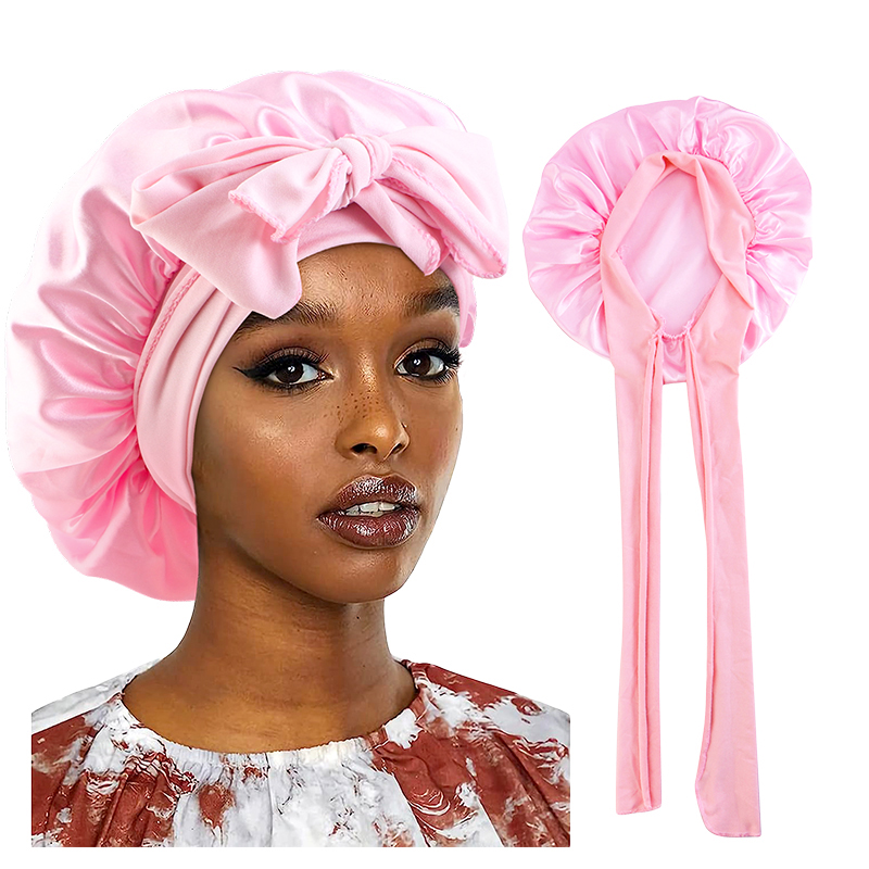 Satin Hair Bonnet - Yeni saten uyku tulumu kadınlar için