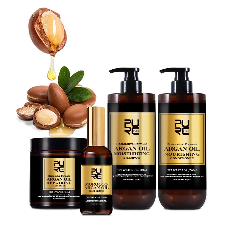 Hair Care Or Haircare - Fas Argan Yağı Şampuan Saç Kremi