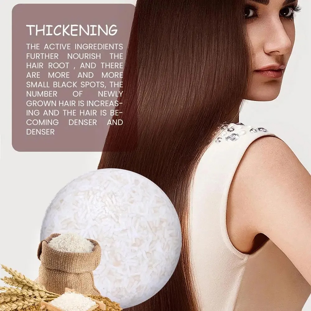 Hair Care Organic - Organik Pirinç Şampuan Sabunu Bar Yağsız