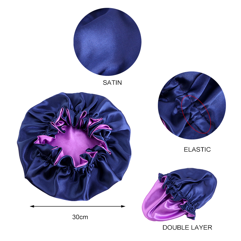 Yeni Katı Elastik Çift Katmanl - Satin Hair Bonnet incelemesi ve fiyatı