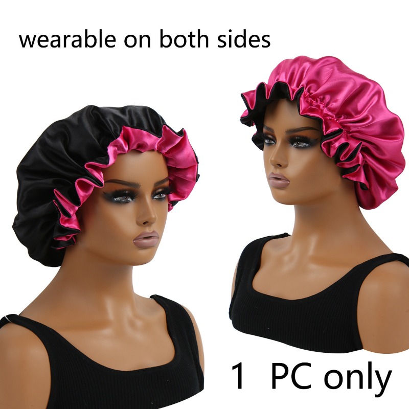 Kadınlar için Çift Taraflı Kul - Satin Hair Bonnet incelemesi ve fiyatı