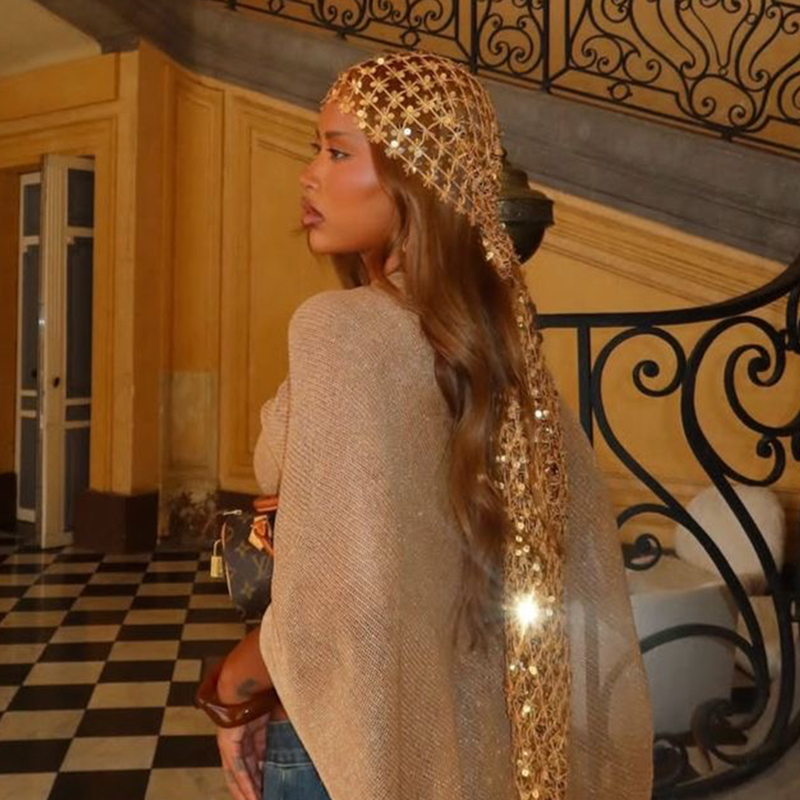 Boho pullu örgü başörtüsü altı - Hair Net Invisible incelemesi ve fiyatı