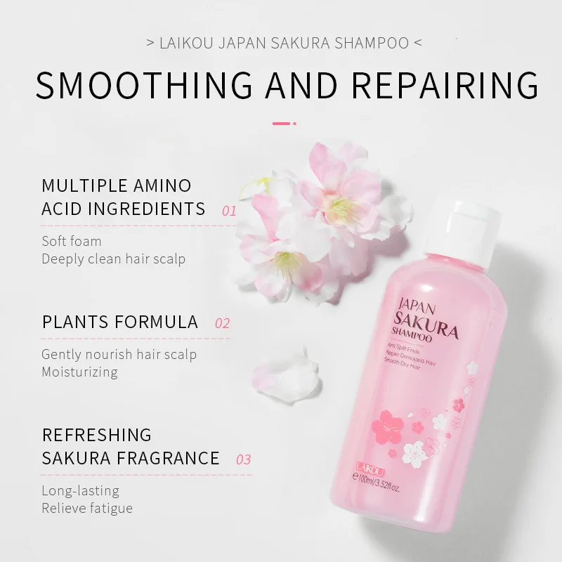 LAIKOU japonya Sakura şampuan  - Hair Care Organic incelemesi ve fiyatı