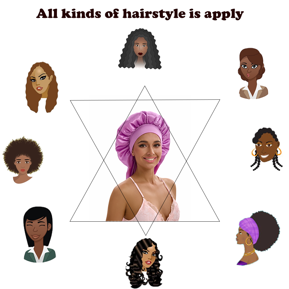 Kadınlar İçin Uzun Saten Bone  - Satin Hair Bonnet incelemesi ve fiyatı
