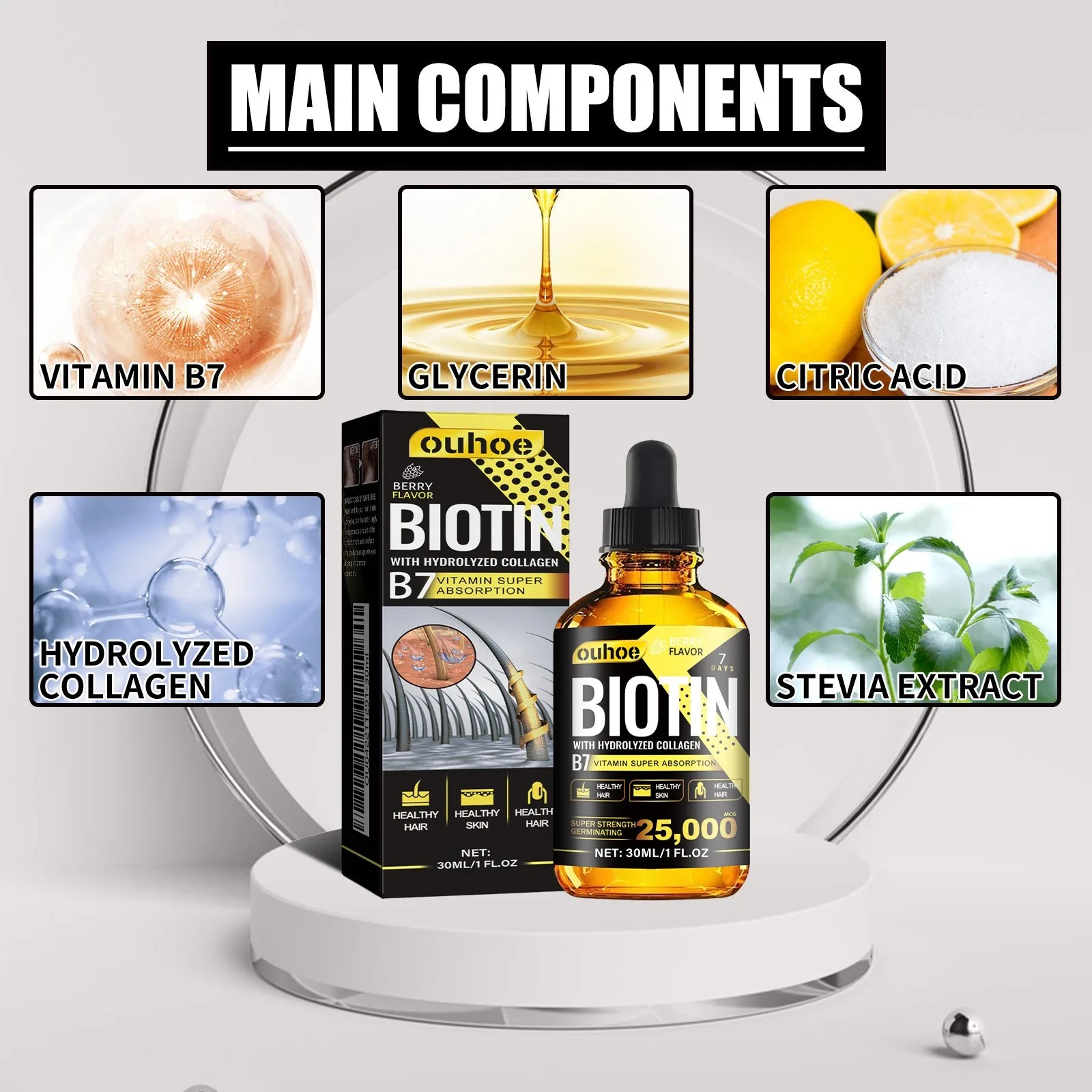 Kollajen B7 Vitamin Saç Büyüme - Hair Care Fragrance Essential Oil incelemesi ve fiyatı