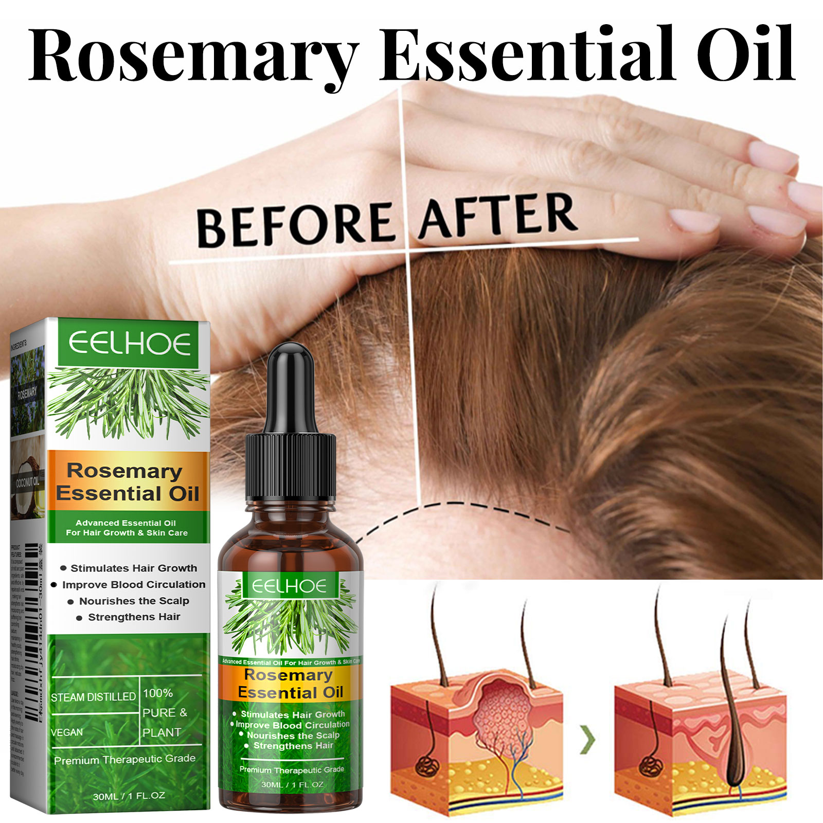 Saç Büyüme Serumu Hızlı Büyüye - Hair Care Fragrance Essential Oil incelemesi ve fiyatı