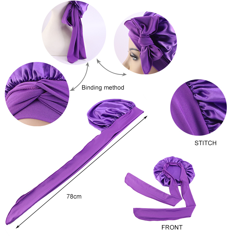 Yeni saten uyku tulumu kadınla - Satin Hair Bonnet incelemesi ve fiyatı