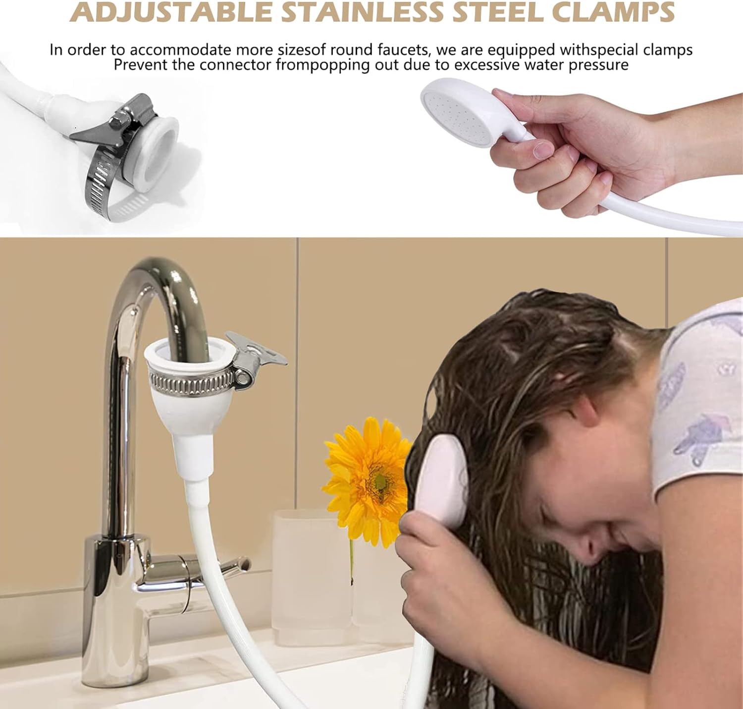 Taşınabilir lavabo sprey hortu - Hair Care Baby incelemesi ve fiyatı